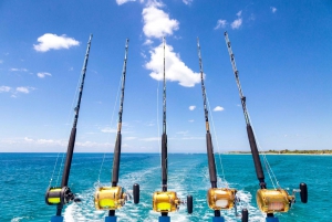 4 horas de pesca en alta mar desde punta cana