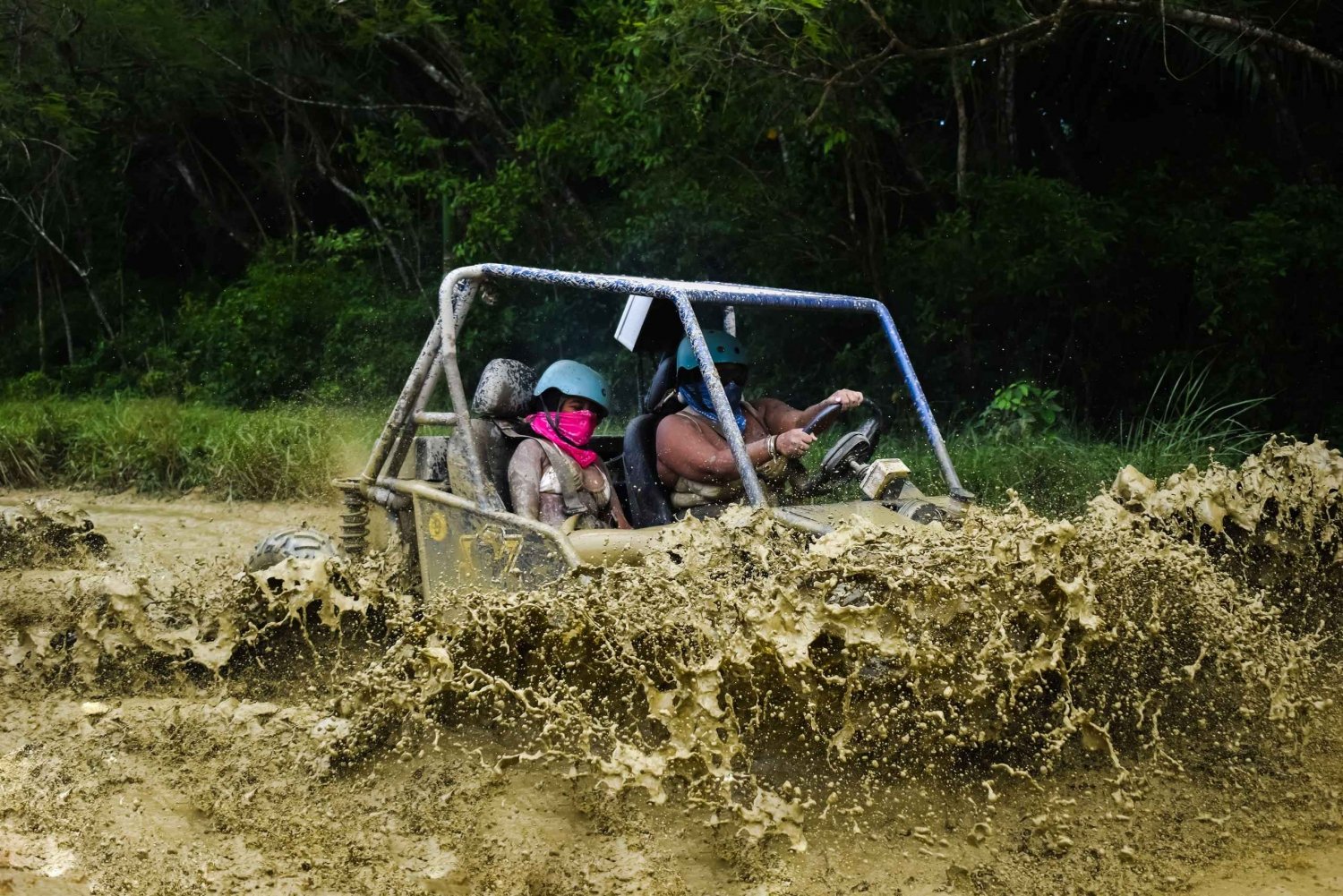 7 fossefall Damajagua og Dune Buggy