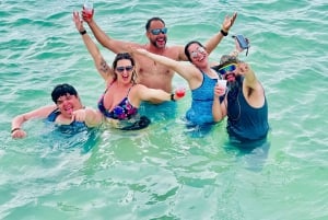 Party Booze Cruise somente para adultos, snorkel e bar de areia