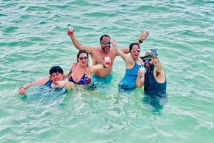 adult only Party Booze Cruise, Snorkel & sand-bar