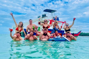 Party Booze Cruise somente para adultos, snorkel e bar de areia