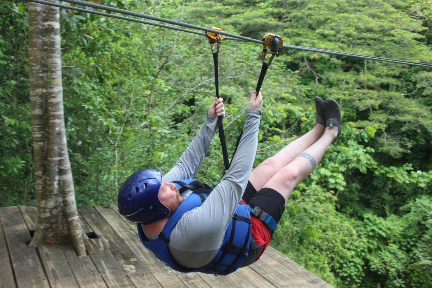 Amber Cove - Taino Bay 5 Zip Lines 7 Watervallen + Lunch Naar