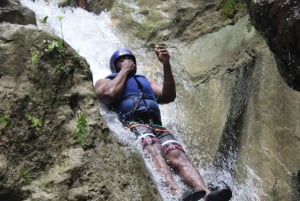 Amber Cove-Taino Bay 7 Damajaguas Water Falls + Local Food.