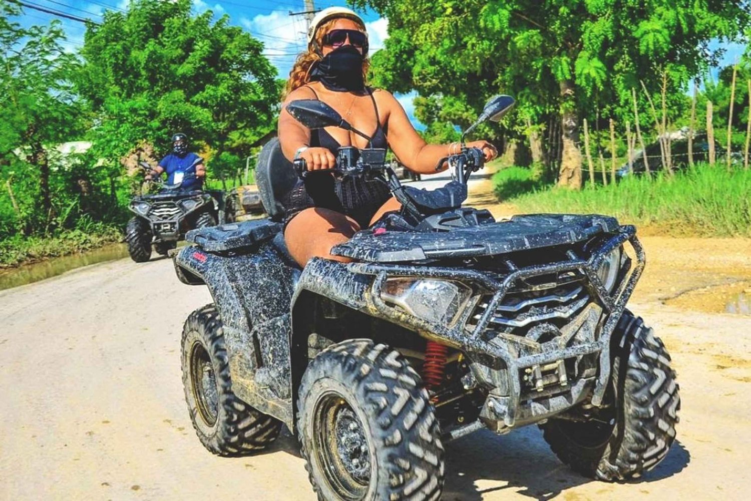 Aventure en quad à la plage, au cénote et à la campagne de Macao