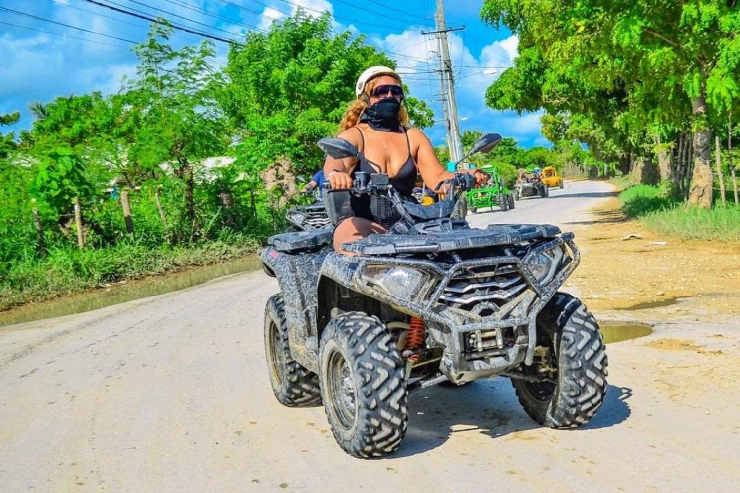 Aventura en quad ATV: Más Cenote y Playa de Macao