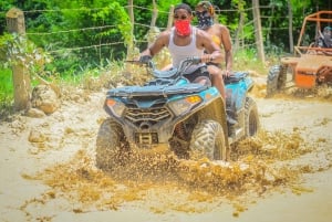 Excursion en VTT à la grotte d'eau et à la plage de Macao