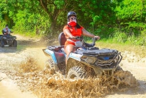 Excursion en VTT à la grotte d'eau et à la plage de Macao