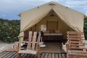 Experiência de glamping na Bahía de las águilas, em Santo Domingo