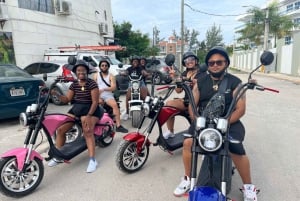 Bavaro Punta Cana: City Tour with Harley models E-Scooters