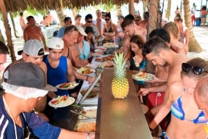 Bayahibe: Catamaran cruise op het eiland Saona met natuurlijk zwembad