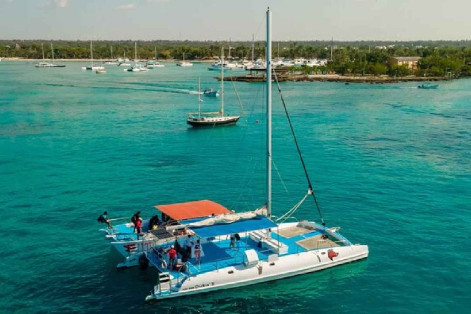 Bayahibe: Catamarantocht naar Saona Island met lunch en drankjes