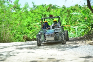 Поездка на багги, зиплайн и бассейн с водопадом, обед