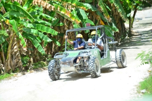 Поездка на багги, зиплайн и бассейн с водопадом, обед