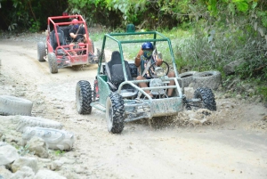 Поездка на багги, зиплайн и бассейн с водопадом, обед