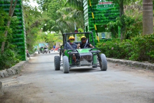 Поездка на багги, зиплайн и бассейн с водопадом, обед
