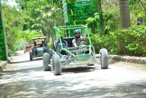 Поездка на багги, зиплайн и бассейн с водопадом, обед
