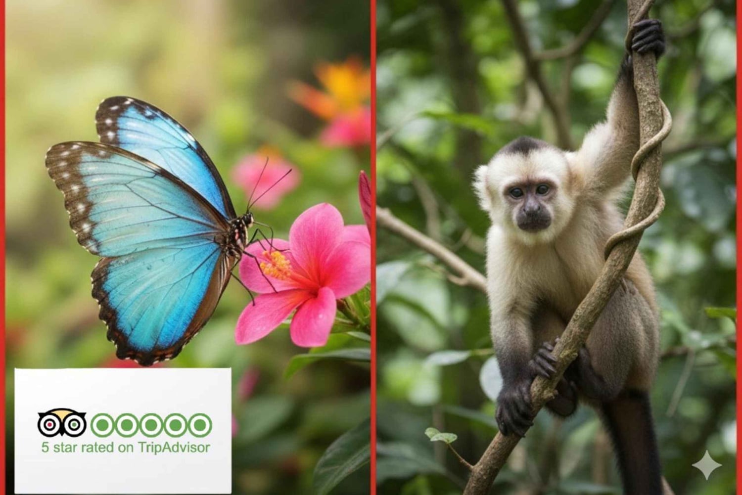 Butterfly Garden Plus Monkey Land at Puerto Plata