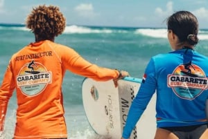 Cabarete Surf Company: Surfinglektion på Playa Encuentro!