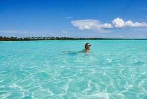 Carnevial-excursie aan wal: Saona-eiland met speedboot