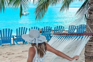 Carnevial-excursie aan wal: Saona-eiland met speedboot