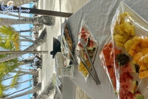 Katamaran Tour zur Insel Saona mit tropischem Mittagsbuffet