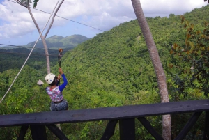 Damajagua Wasserfall und Zip Line Spezial für Kreuzfahrer