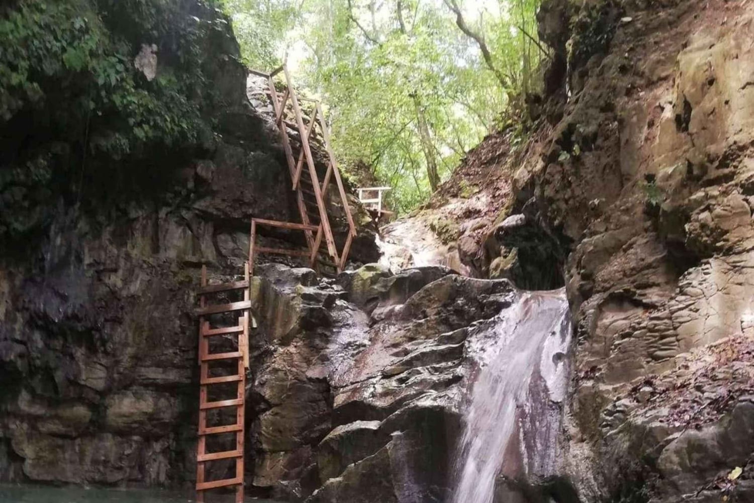 Damajagua Waterfalls with Optional Ziplining Combo Tour