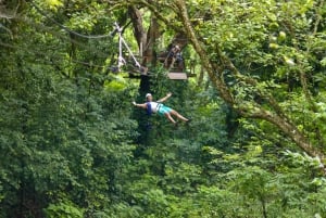 Puerto Plata/Amber Cove: Zipline and Waterfalls with Lunch