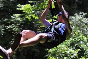 Puerto Plata/Amber Cove: Zipline and Waterfalls with Lunch