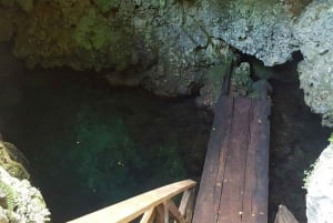 Diepe grotten in Cabarete met rondleiding en zwemmen