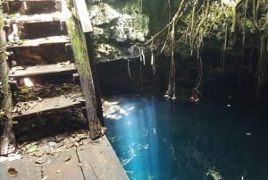 Diepe grotten in Cabarete met rondleiding en zwemmen