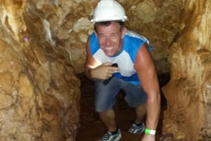 Diepe grotten in Cabarete met rondleiding en zwemmen