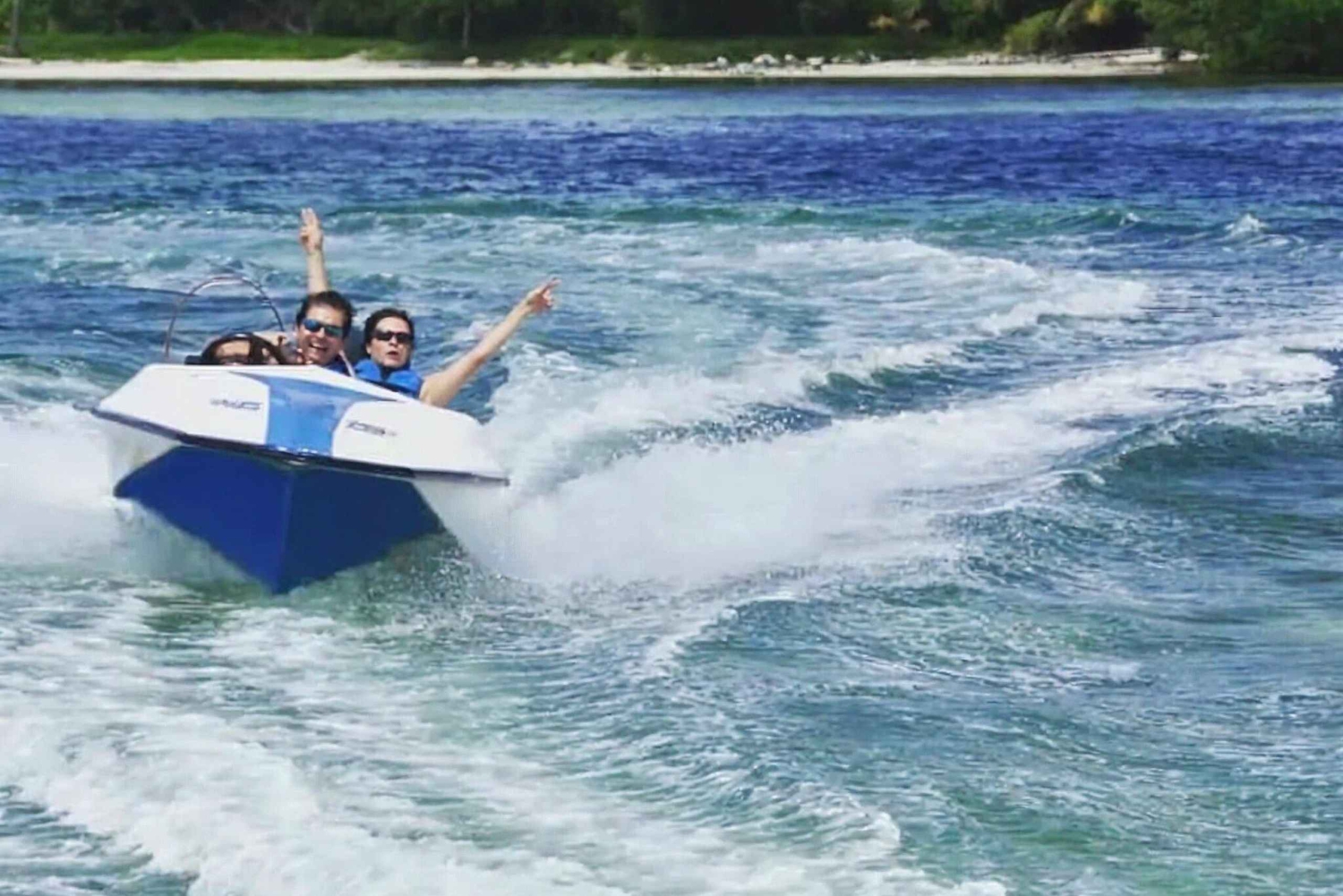 Öko-Schnellboot-Schnorchelerlebnis ab Punta Cana