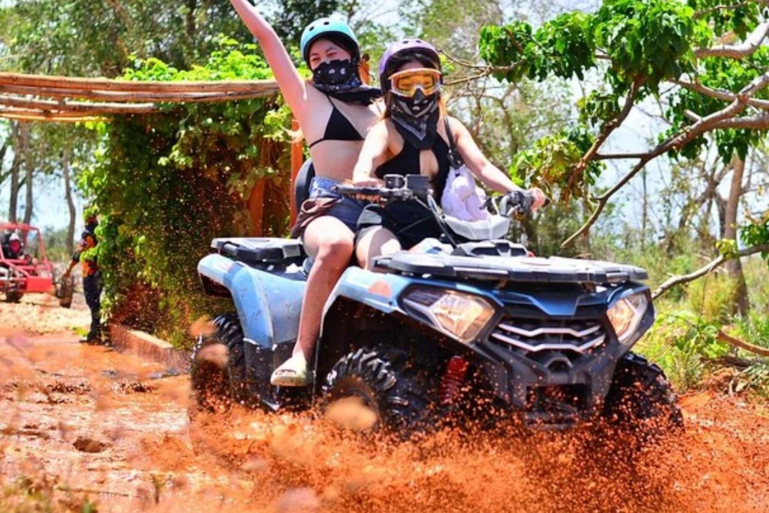 Bayahibe La Romana: Excursión en Buggy + rivier con transporte