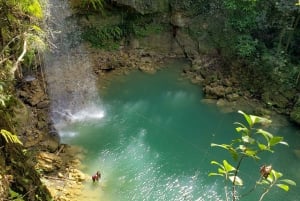 Aventura fantástica em uma cachoeira escondida e em uma caverna histórica