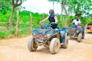Desde punta: 4 ruedas ATV 4x4 adventur+Macao playa y Cenote