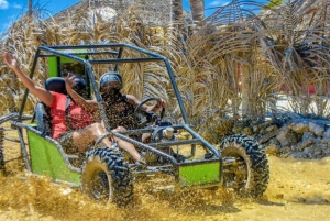 Fra Bávaro: Buggy-tur til Macao Beach og Cenote