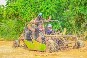 Depuis Bávaro : Excursion en buggy à la plage de Macao+Cenote