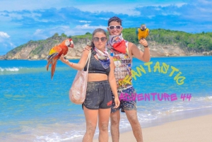 From Bávaro: Buggy Tour to Macao Beach+Cenote
