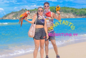 From Bávaro: Double Buggy Tour to Macao Beach and Cenote