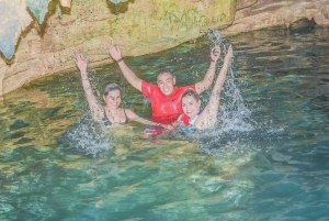 From Bávaro: Double Buggy Tour to Macao Beach and Cenote