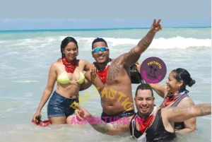 From Bávaro: Double Buggy Tour to Macao Beach and Cenote