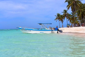 From Bayahibe: Saona Island Beach and Sunset Catamaran Party