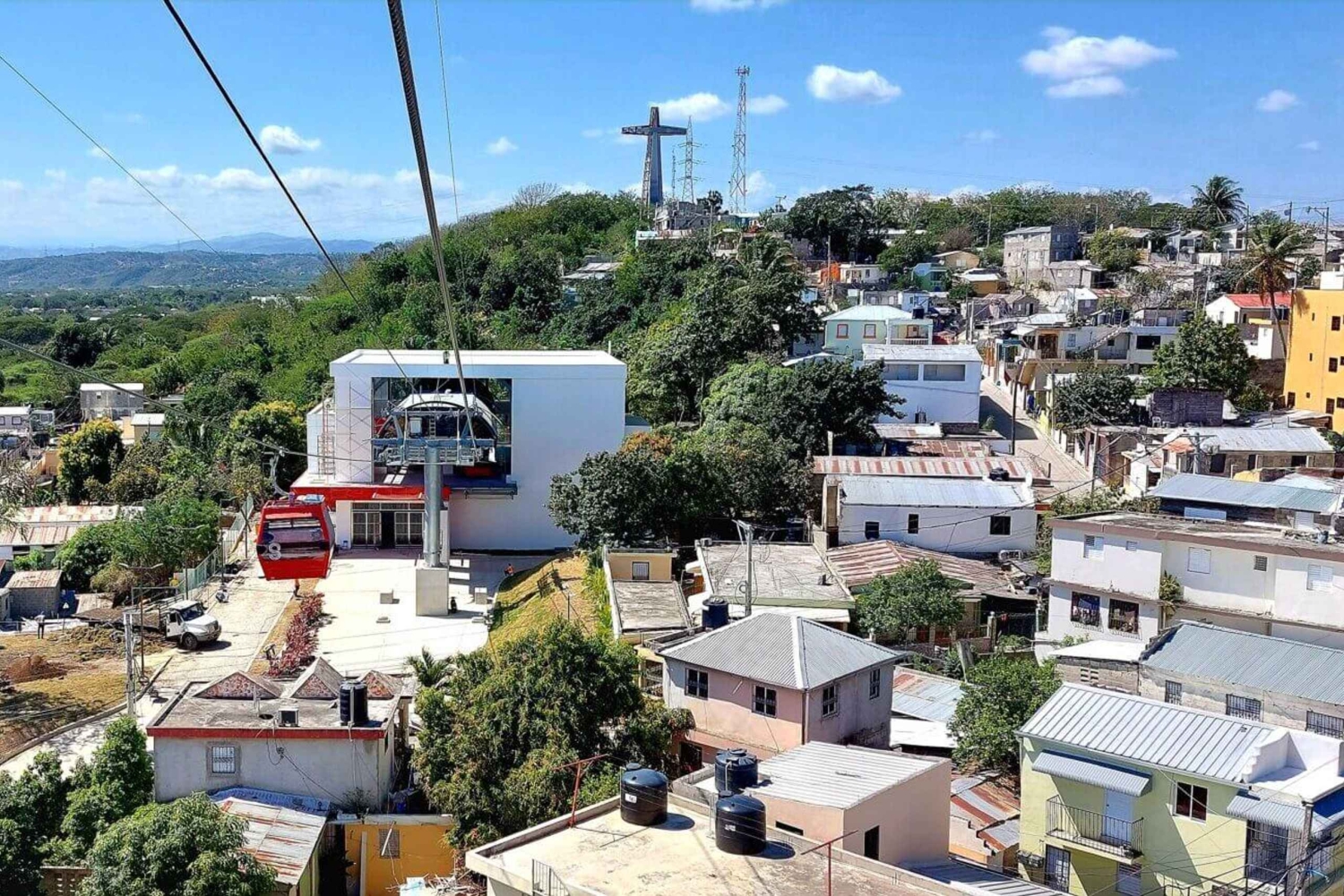 From Cabarete: Santiago City Heights Tour with Cable Car