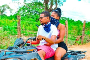 Depuis Miches : excursion en quad à la montagne ronde et visite d'une rizerie