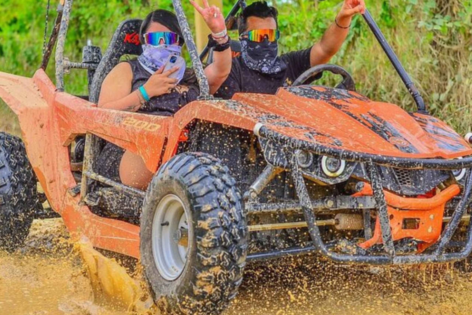 From Punta Cana: ATV and Buggy Excursion 4x4 with Water Cave