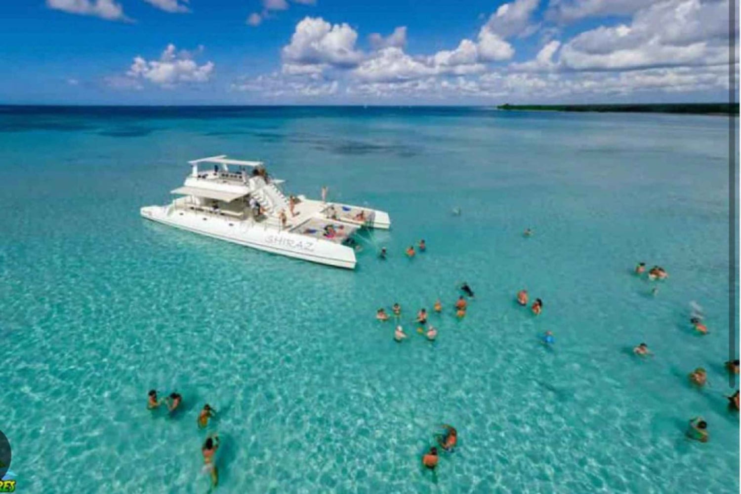 Da Punta Cana: Gita in barca sull'isola di Saona con buffet