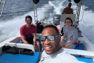 Depuis Punta Cana : Excursion d'une journée sur l'île de Saona en petit bateau privé