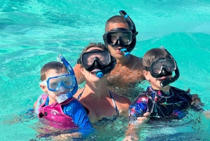 Depuis Punta Cana : Excursion d'une journée sur l'île de Saona en petit bateau privé