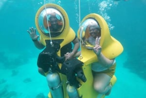 From Punta Cana: ScubaDoo, Snorkel & Glass Bottom Boat Tour